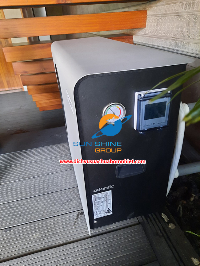 Công trình lắp đặt bơm nhiệt hồ bơi ATLANTIC 3HP Công trình lắp đặt bơm nhiệt hồ bơi ATLANTIC 3HP