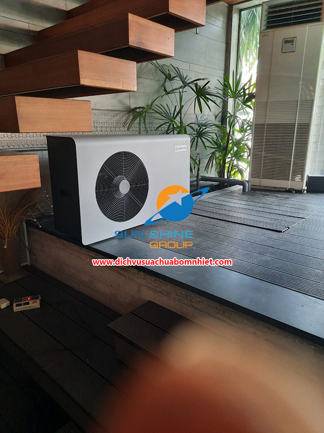 Công trình lắp đặt bơm nhiệt hồ bơi ATLANTIC 3HP Công trình lắp đặt bơm nhiệt hồ bơi ATLANTIC 3HP