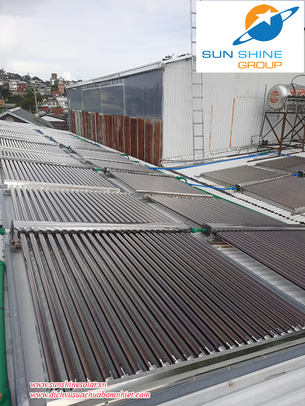 Lắp đặt hệ bơm nhiệt hồ bơi và dàn nước nóng công nghiệp gia nhiệt cho hồ bơi tại Đà Lạt