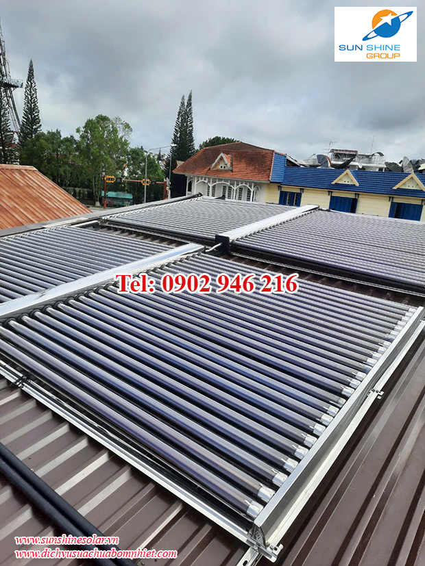 Công trình lắp đặt máy nước nóng trung tâm hotel Fa Leur Tp Buôn Ma Thuột, Đắk Lắk
