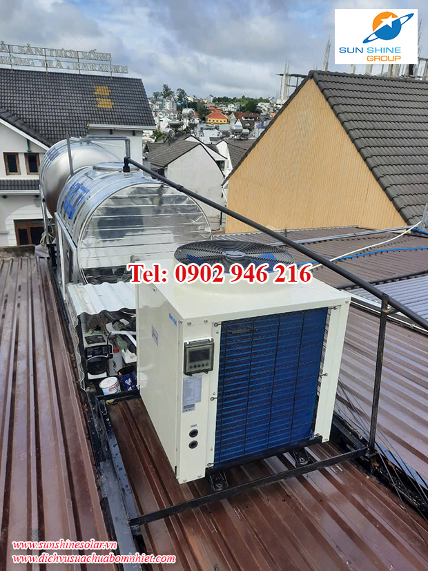thi công máy nước nóng trung tâm hotel Fa Leur Tp Buôn Ma Thuột, Đắk Lắk