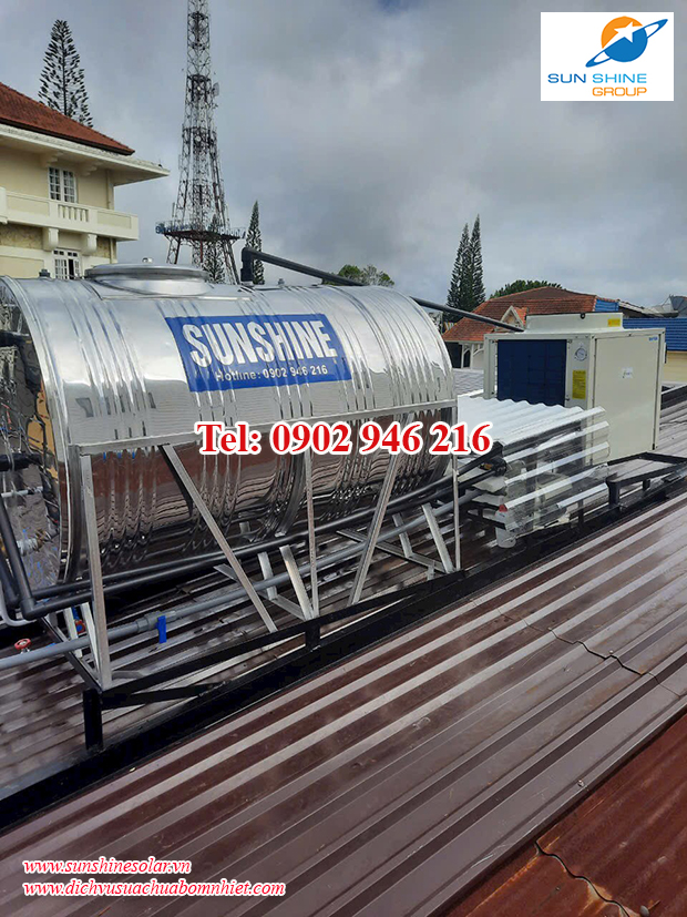 Công trình lắp đặt máy nước nóng trung tâm khách sạn Fa Leur Tp Buôn Ma Thuột, Đắk Lắk
