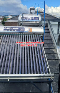 Công trình bơm nhiệt heatpump tích hợp giàn năng lượng cho 3 căn biệt thự