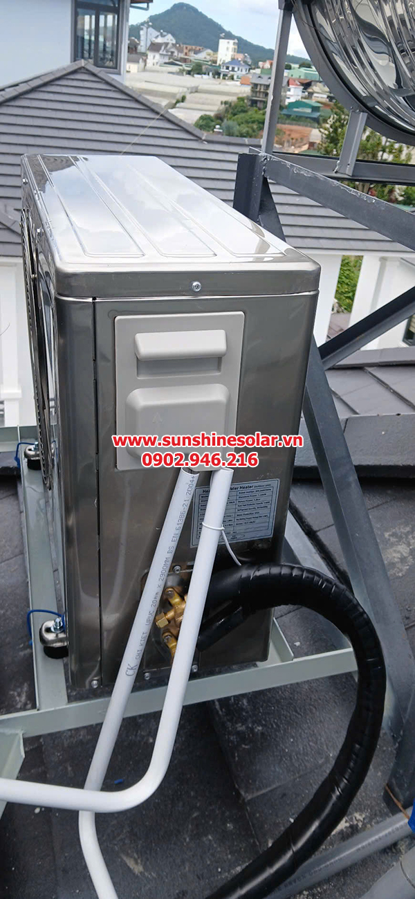 máy bơm nhiệt Heatpump tích hợp giàn năng lượng máy bơm nhiệt Heatpump tích hợp giàn năng lượng