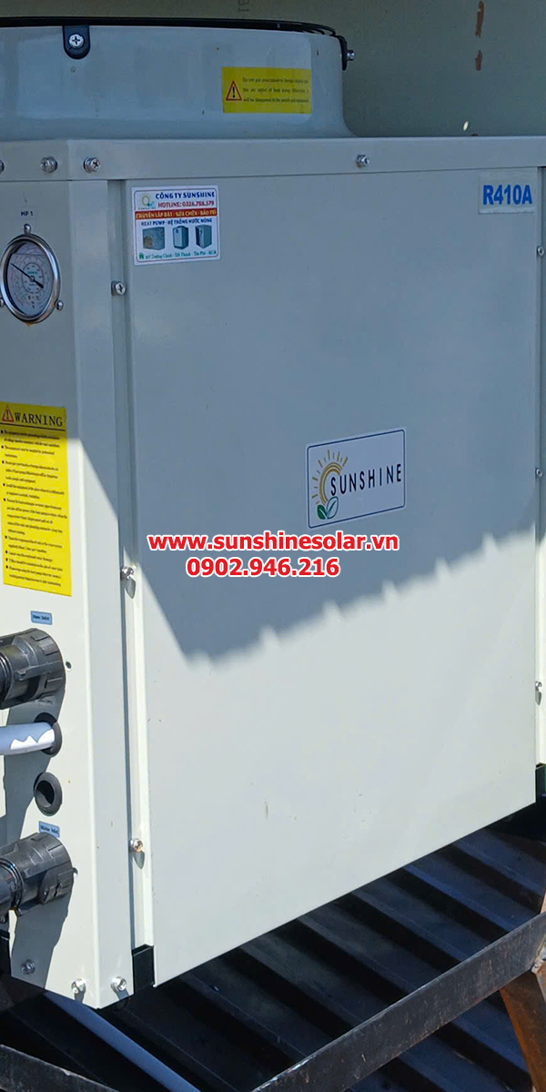 lắp đặt bơm nhiệt Heatpump tích hợp giàn năng lượng lắp đặt bơm nhiệt Heatpump tích hợp giàn năng lượng